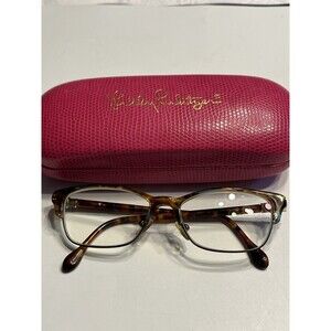 Lilly Pulitzer Eyeglass Frames inc Hard Shell Case